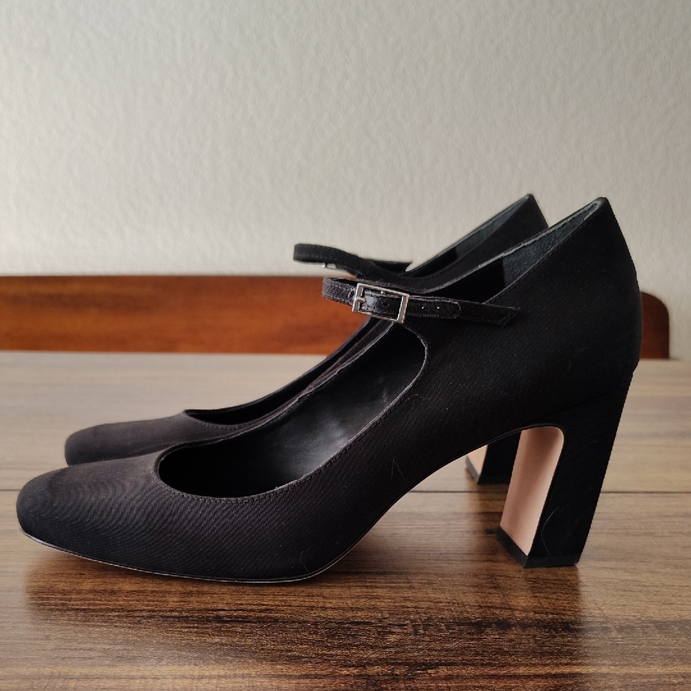 Reformation Mary Jane Heels Black  Heels Shoes Size 8.5 Modern Modest Wife